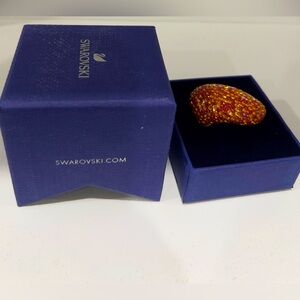 SWAROVSKI, RING  SIZE 50/52 AMERICAN 5/6
